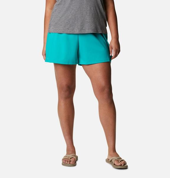 Columbia Sandy Creek Shorts Blue For Women's NZ42019 New Zealand